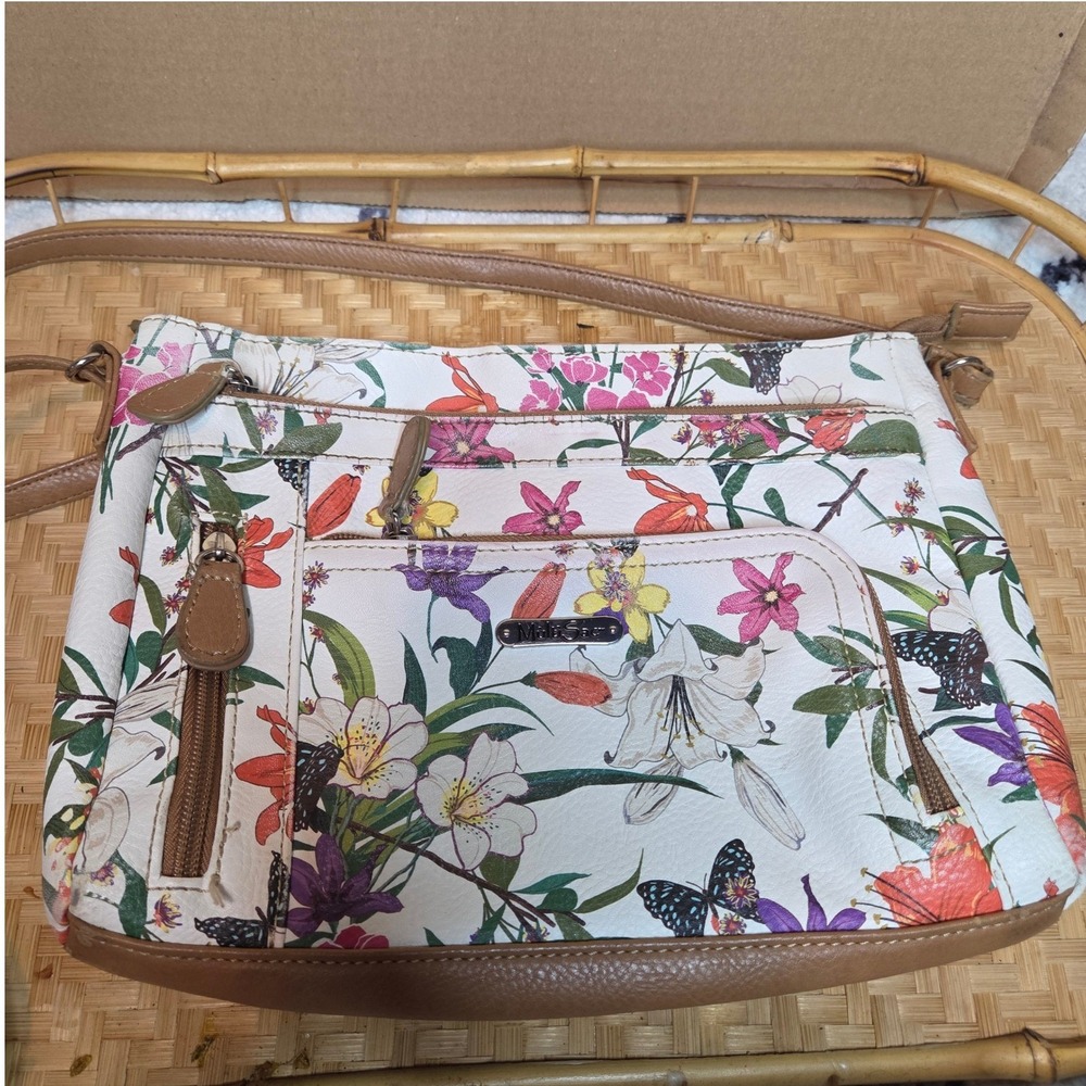 MultiSac Floral‎ Crossbody Bag Lightweight Travel Purse Everyday Handbag